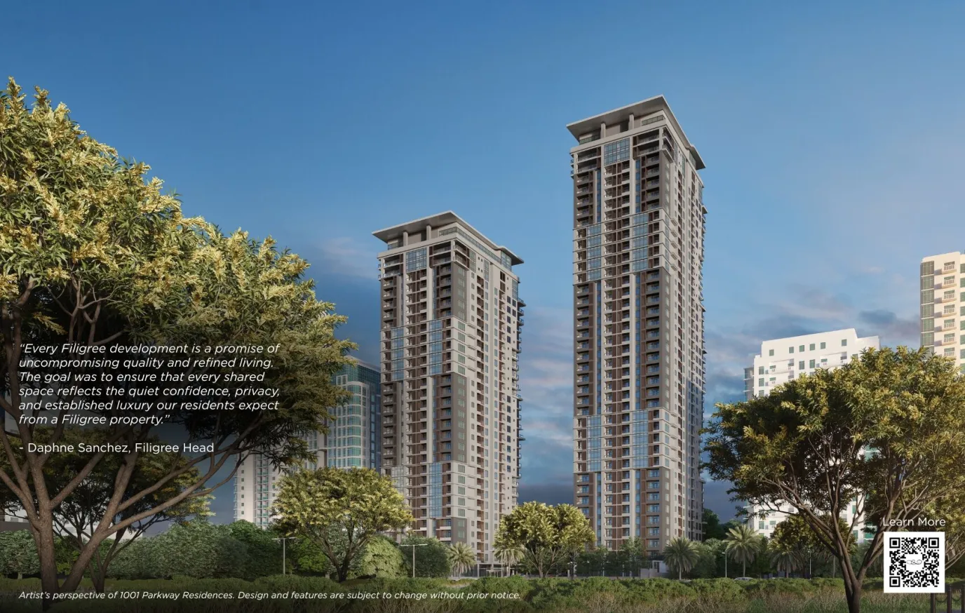 Where parkside living shapes modern luxury at 1001 Parkway Residences