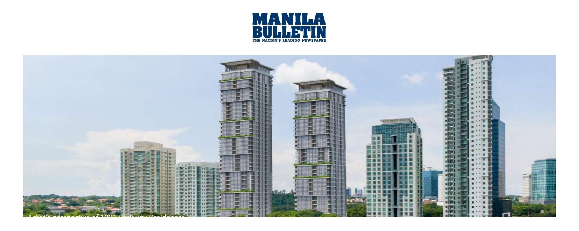 Manila Bulletin: Elevated Living Experience at 1001 Parkway Residences